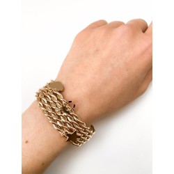 BRACCIALE RIGIDO CON FILI INTRECCIATI BRACCIALE RIGIDO CON FILI INTRECCIATI