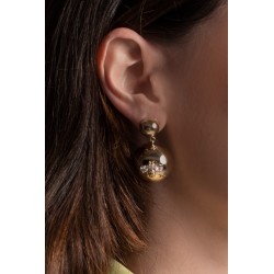 ORECCHINI BUSSOLOTTI CON SOGGETTO ZIRCONATO