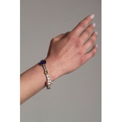 BRACCIALE CON OTTAGONI COLORATI BRACCIALE CON OTTAGONI COLORATI