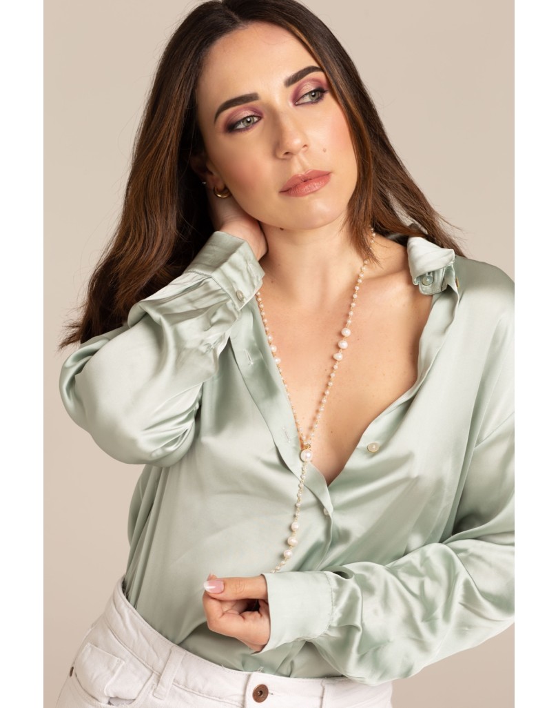Collana Rosario Amorili In Argento 925: Uomo E Donna, Made In Italy, Modello 1