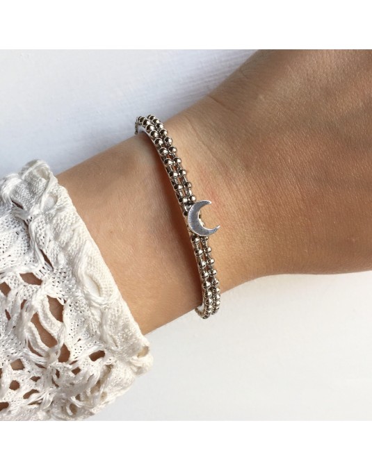 BRACCIALE RIGIDO IN METALLO CON SOGGETTO BRACCIALE RIGIDO IN METALLO CON SOGGETTO