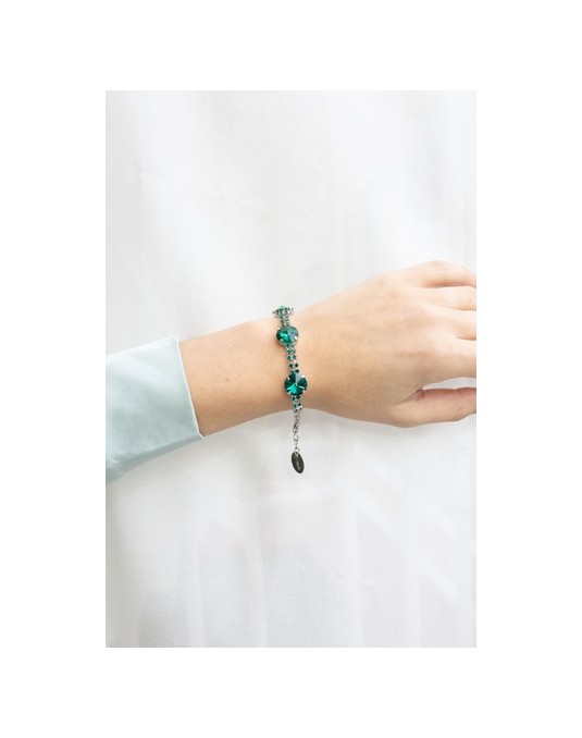 BRACCIALE RIVOLI E FILI DI STRASS BRACCIALE RIVOLI E FILI DI STRASS