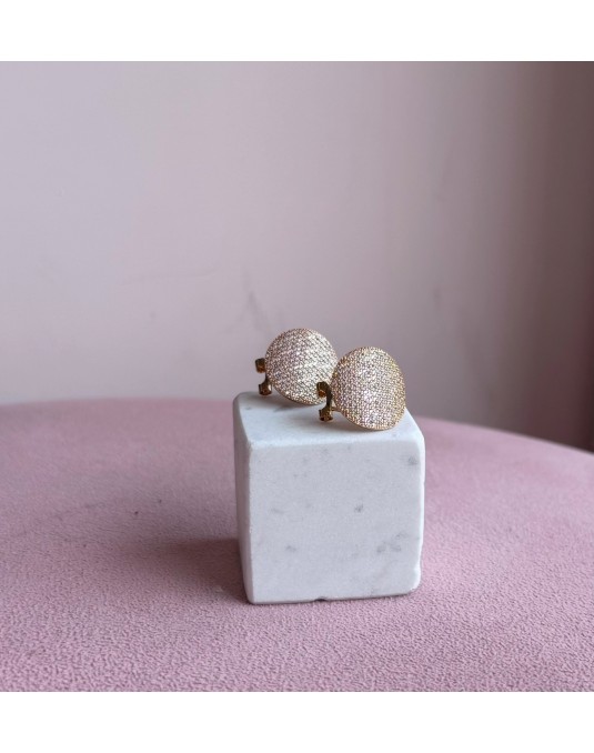 ORECCHINI PIATTINO STRASS IN ACCIAIO ORECCHINI PIATTINO STRASS IN ACCIAIO