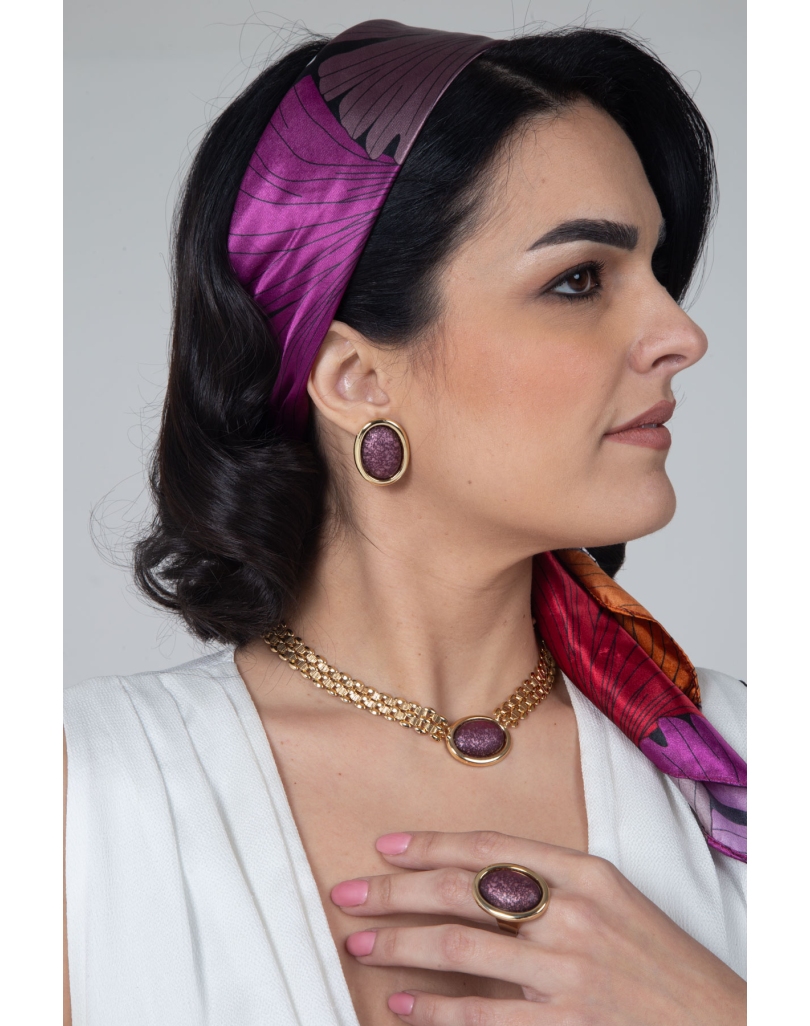SOFIA MILANI Orecchini A Perno In Argento 925 Con Mosaico Colorato - Placcati Rodio E Oro - Ipoallergenici E Antiossidanti - Regalo In Confezione Elegante