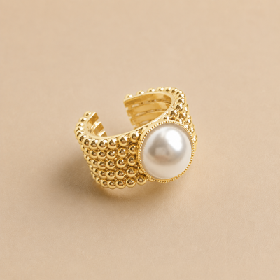 ANELLO NEREA CON PERLA