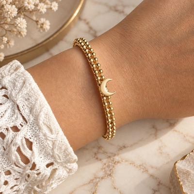 BRACCIALE NEREA CON LUNA