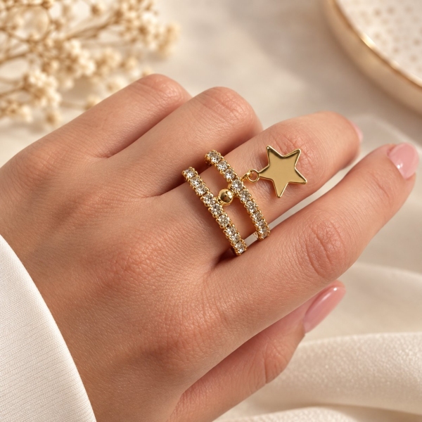 ANELLO SHINE CON STELLA