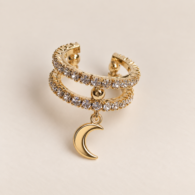 ANELLO SHINE CON LUNA