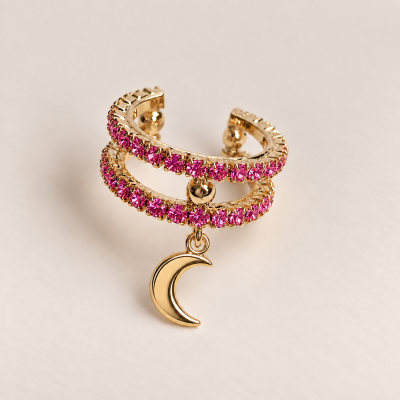 ANELLO SHINE CON LUNA