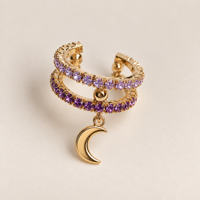 ANELLO SHINE CON LUNA