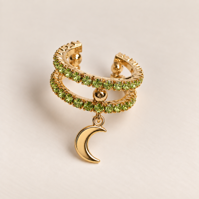 ANELLO SHINE CON LUNA