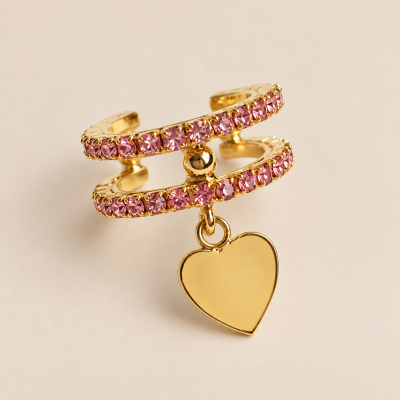ANELLO SHINE CON CUORE