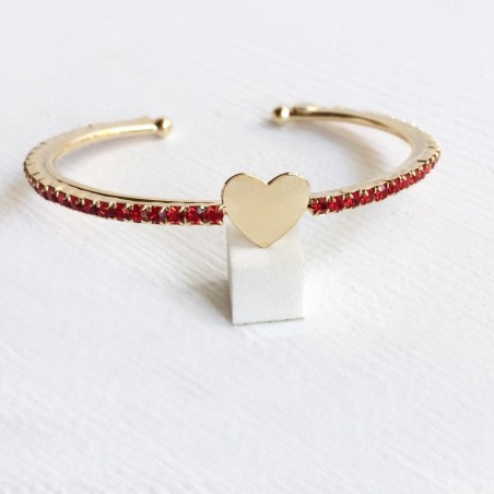 BRACCIALE STRASS CON CHARM FISSO