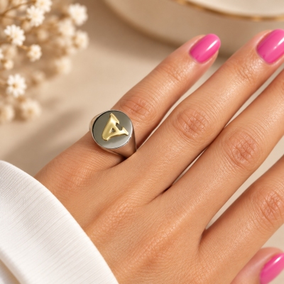 ANELLO CHEVALIER CON LETTERA