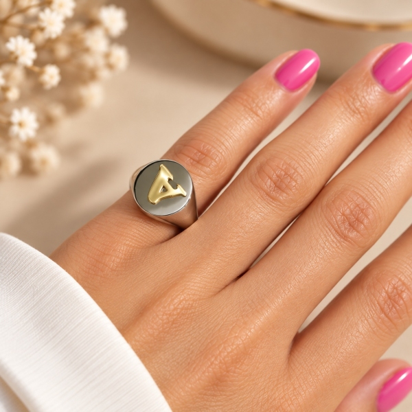 ANELLO CHEVALIER CON LETTERA