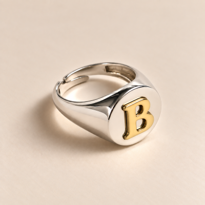 ANELLO CHEVALIER CON LETTERA