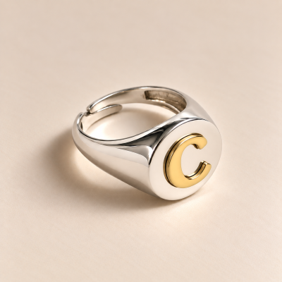 ANELLO CHEVALIER CON LETTERA