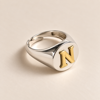 ANELLO CHEVALIER CON LETTERA