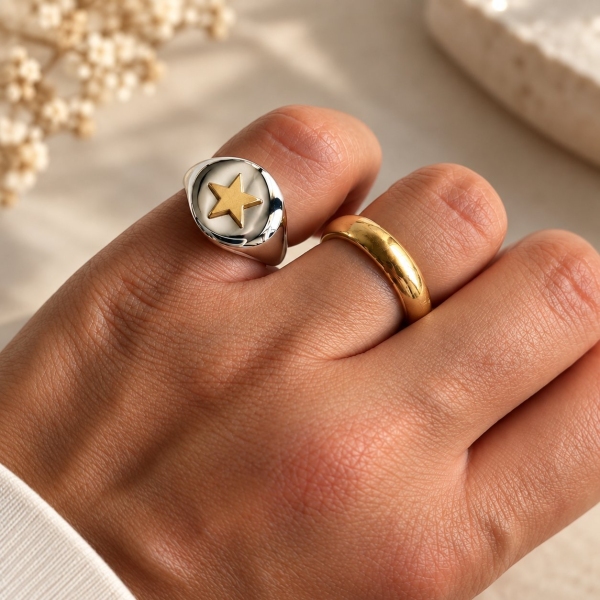 ANELLO CHEVALIER CON STELLA