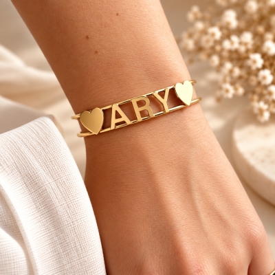BRACCIALE CON NOME IN METALLO