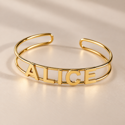 BRACCIALE CON NOME IN METALLO