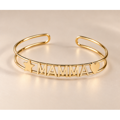 BRACCIALE CON NOME IN METALLO